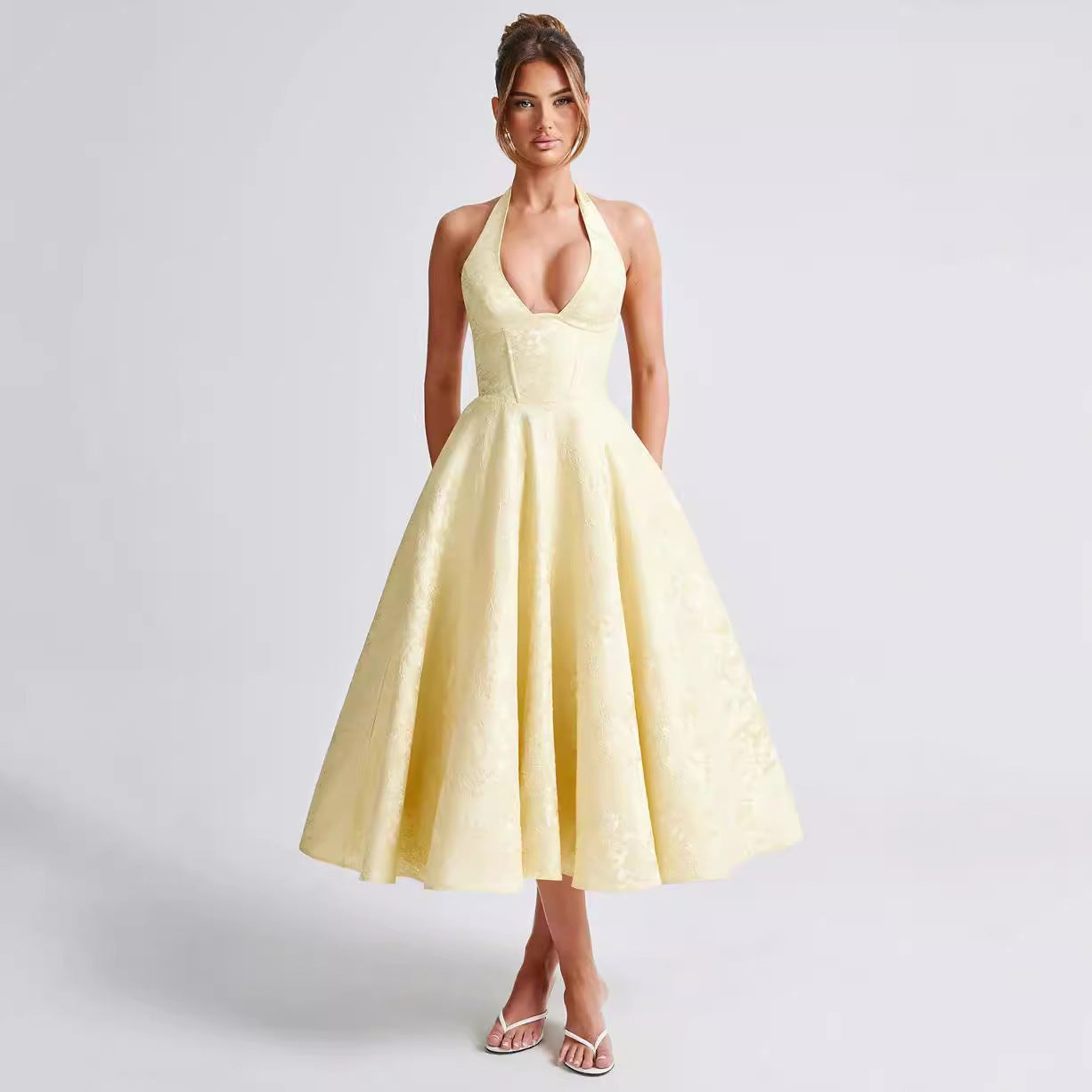 The "Resort Royalty" Jacquard Maxi